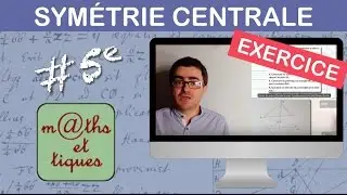 EXERCICE : Construire l'image d'une figure par une symétrie centrale - Cinquième