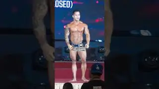 Muscle Posing On Stage