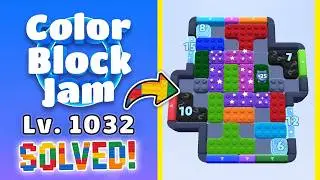 Color Block Jam Level 1031 (1032) | Every Puzzle Solved! 🎯