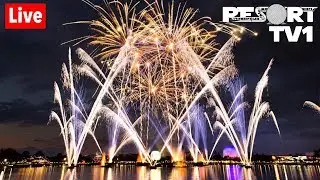 🔴Live: Illuminations Fireworks Cruise at Epcot 1080p - Walt Disney World Live Stream - 8-31-19