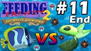 Feeding Frenzy 2 - Boris The Butterfly Fish Boss Battle #Stage 58-60 (End)
