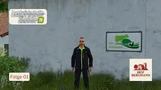 LS25 Hof Bergmann 🚜 F01 | Tiere versorgen & die erste Produktion anwerfen