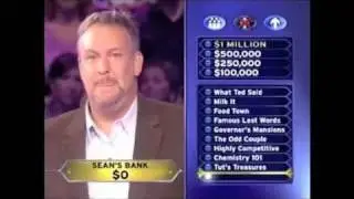 Sean Pollock on Who Wants To Be A Millionaire