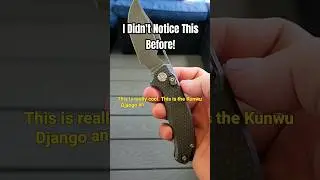 Я раньше не замечал этой детали! Кунву Джанго #kunwu #edc #edcknife #knifelover #edgedmindset