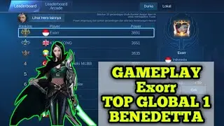 TOP GLOBAL 1 BENEDETTA, GAMEPLAY EXORR  SEASON 18, 2020 OFFLINER  | NERFGAMMING