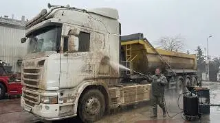 Scania Truck Extreme Wash | Professional Heavy Vehicle Deep Cleaning
