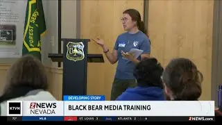 Media receives bear training to help with coverage