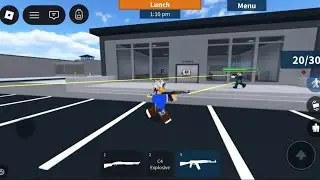 Roblox Prison Life pro gameplay on mobile 