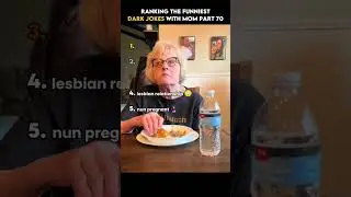 Ranking the Funniest Dark Jokes With Mom Part 70 😳😂 #shorts #funny #joke #darkhumor