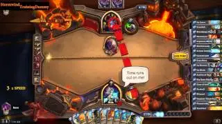 Hearthstone With GIFs - Episode 9 - Training Dummy (32 dmg OTK from hand freeze mage)