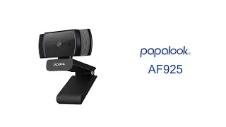 Papalook AF925 Autofocus Webcam, Full HD Video Stream with Noise Canceling Microphone