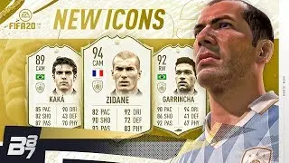 NEW ICONS IN GAME STATS AND REVIEWS! | FIFA 20 ULTIMATE TEAM