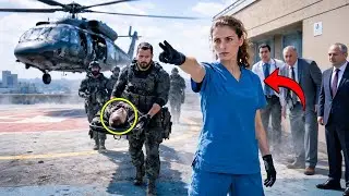 Cicha Pielęgniarka, Którą Wszyscy Ignorowali — Aż Wojskowy Helikopter Przyleciał Po Nią Nagle!