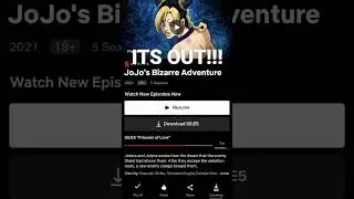 JOJO'S BIZARRE ADVENTURE STONE OCEAN PART 2 OUT NOW
