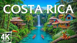 Costa Rica 4K | Enchanted Tropical World – Misty Forests, Wild Rivers & Paradise Beaches