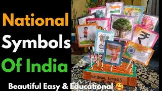 National Symbols Of India Craft/independence day craft/Republic day craft / National Symbols cards