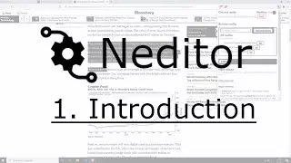 Neditor - Introduction and Getting Started