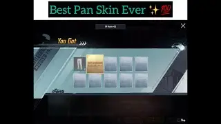 Best Pan Skin Ever 🥵💯| Comment your Opinion 👇🥶|#bgmi #attitude #bgmishorts #pubg #crateopening