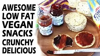 Awesome Low Fat Vegan Snacks. Weight Loss Comfort Food, Crispy, Crunchy