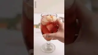 Blackcurrant, Lemon, and Lychee Drink Recipe