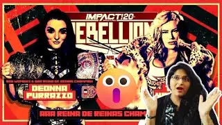 DEONNA PURRAZZO VS TAYA VALKYRIE WRESTLING MATCH REACTION | REBELLION 2022 | TNA WRESTLING