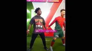 Роналду против IShowSpeed ​​отреагировал на восковую статую😂