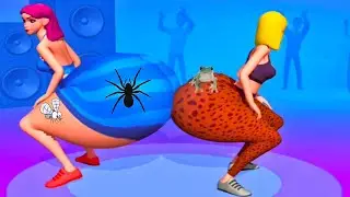 Twerk Race 3D VS Muscle Rush - All Levels Gameplay Android,iOS