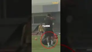 Lamine Yamal knocked out Hansi Flick mistakenly!💀😭 Bro really tried to dribble hiscoach.🤣