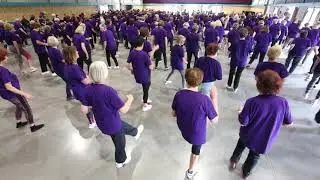 S&eacute;ance de gym volontaire pour 450 s&eacute;niors &agrave; Lunesse