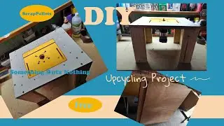 Scrap Pallet | 1/4 Inch Router table | Plus More Free Plywood | #woodworking #palletprojects #diy