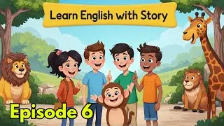 Learn English with Story | At the Zoo | English for Beginners (Episode 6)