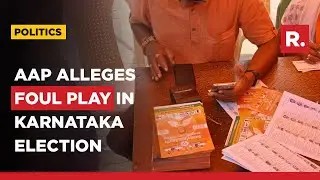 Karnataka Election: AAP Alleges Pamphlet Distribution By BJP At Polling Booth In Bengaluru