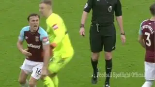 West Ham fans invade pitch and confront players SCARY