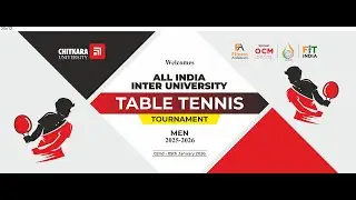 All india Inter University Table Tennis Tournament Men 2025-26