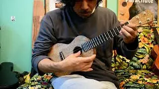 NEW/tkitki ukulele C-CUSTOM-CURLY MANGO Concert【S/N 1659】【お茶の水店】 @ukuleleshoptantan