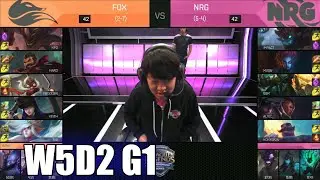 Echo Fox vs NRG eSports | Week 5 Day 2 S6 NA LCS Spring 2016 | FOX vs NRG G2 W5D2