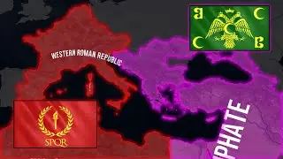 Byzantine-Arab Caliphate Vs Western Roman Republic / TWTF2 #9 - HOI4 Timelapse