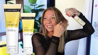 Testing the GO BLONDER Hair Lightening System by John Frieda