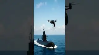 Tiny Drone Follows Giant Submarine &ndash; Surveillance Showdown #automobile #drone #submarine
