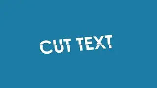 Tutorial | Cut Text Effect in Illustrator | for Beginners.