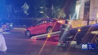 Car crash on Wilbraham Road in Springfield