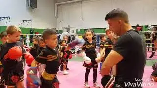 Boxe thaï enfants Palais des Sports de Bondy