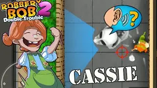 Use Cassie Costume Vs Mario Ghost Gameplay Perfect All Levels - Robbery Bob 2 - Part 1