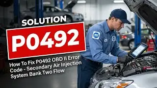 Как исправить ошибку P0492 OBD II &mdash; система вторичной подачи воздуха, второй блок.