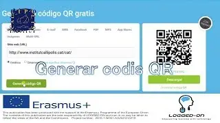 1 Logged on Generar codis QR