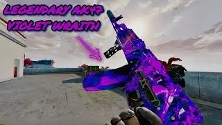 Gameplay With The Legendary VIOLET WRAITH AK 47! (BloodStrike)