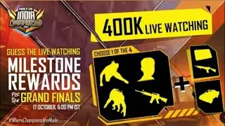 I got 400k live watching rewards In Free Fire.