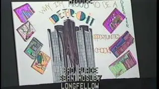 1991 My Heart Is With Detroit Poster and Essay Contest Winners