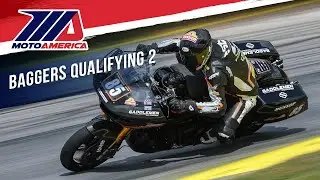 🔴 Mission King of the Baggers Qualifying 2 at Road Atlanta 2025 | MotoAmerica
