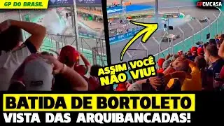 ASSUSTADOR! ACIDENTE DE BORTOLETO GRAVADO PELA TORCIDA EM INTERLAGOS | F&Oacute;RMULA 1 |GP EM CASA